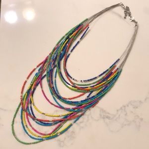 Colorful beaded necklace